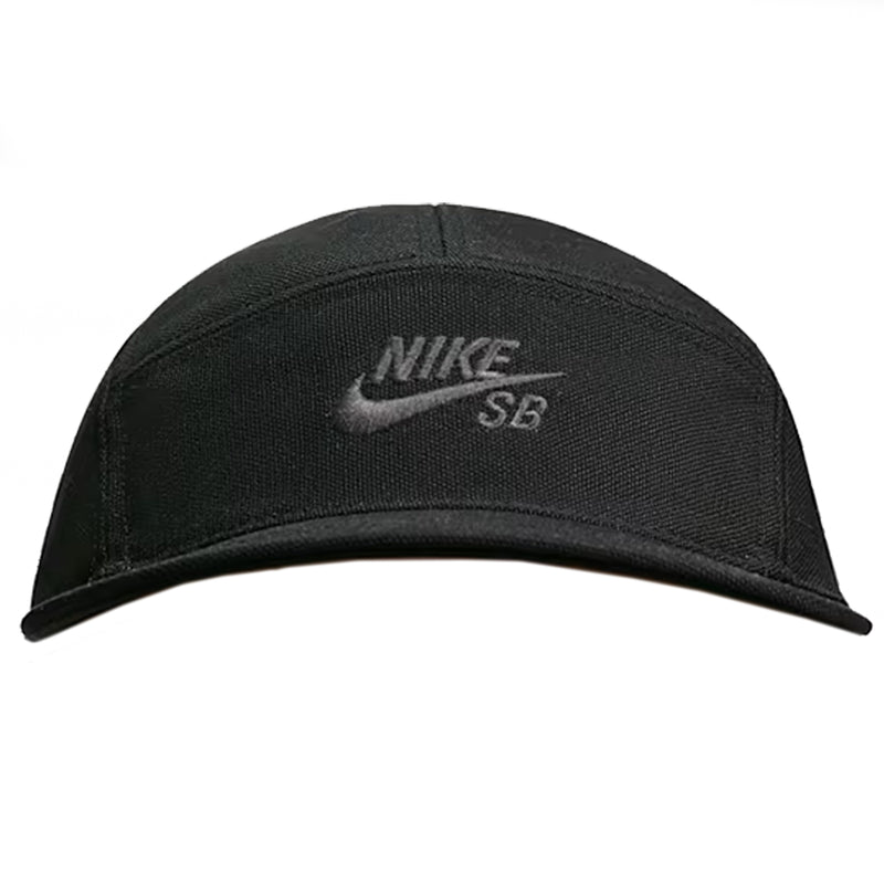 Nike SB Fly Unstructured Strap Back Cap - Black/Black Front