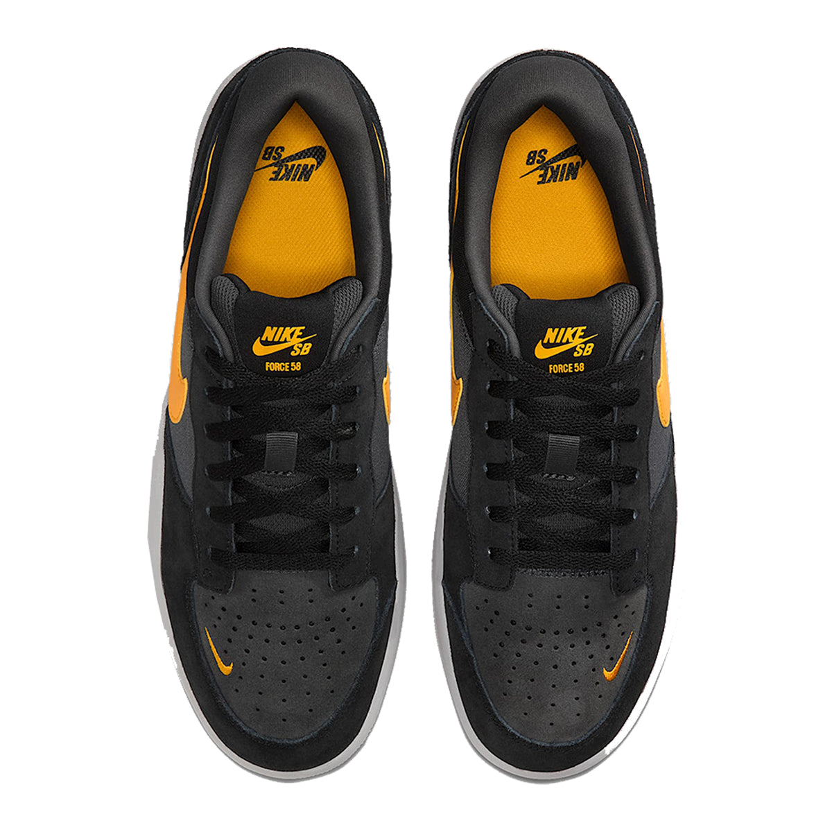 Nike SB Force 58 - Black/University Gold | Underground Skate Shop