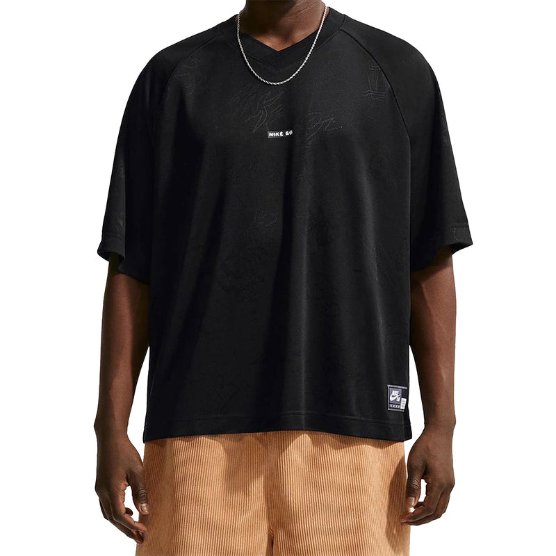 Nike SB Jacquard Skate Jersey - Black Front