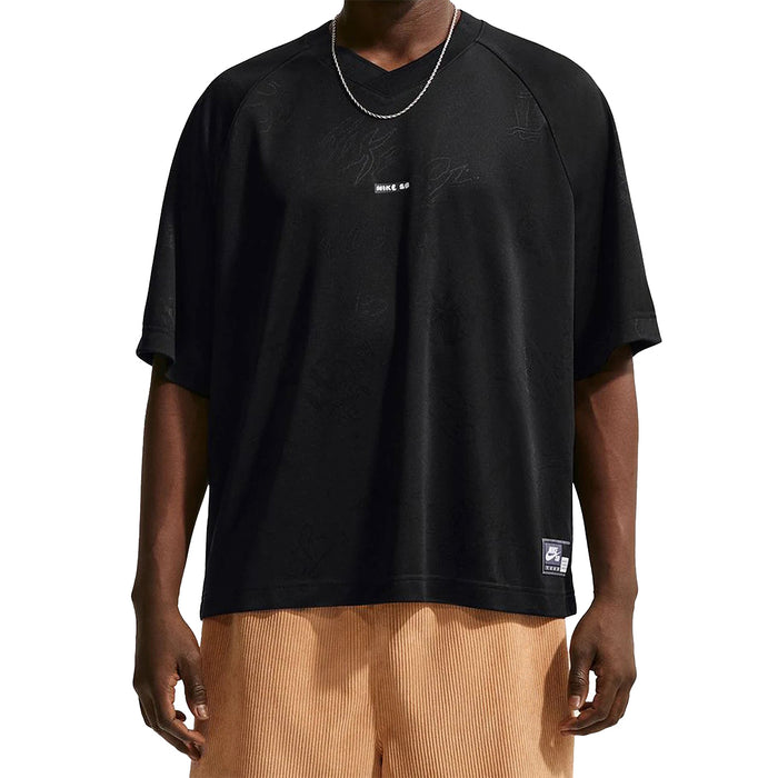 Nike SB Jacquard Skate Jersey - Black Front