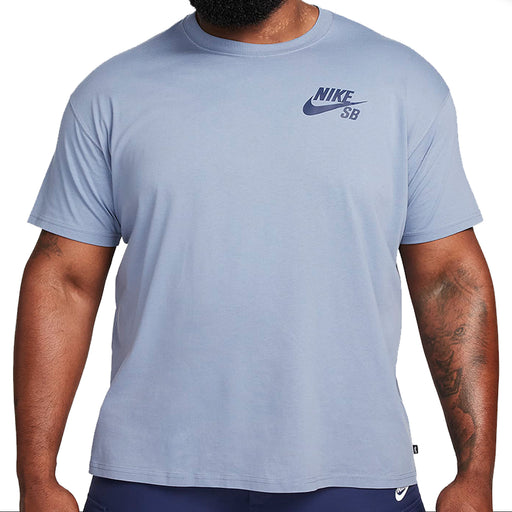 Nike SB Logo T-Shirt - Powder Blue DC7817-493 | Underground Skate Shop