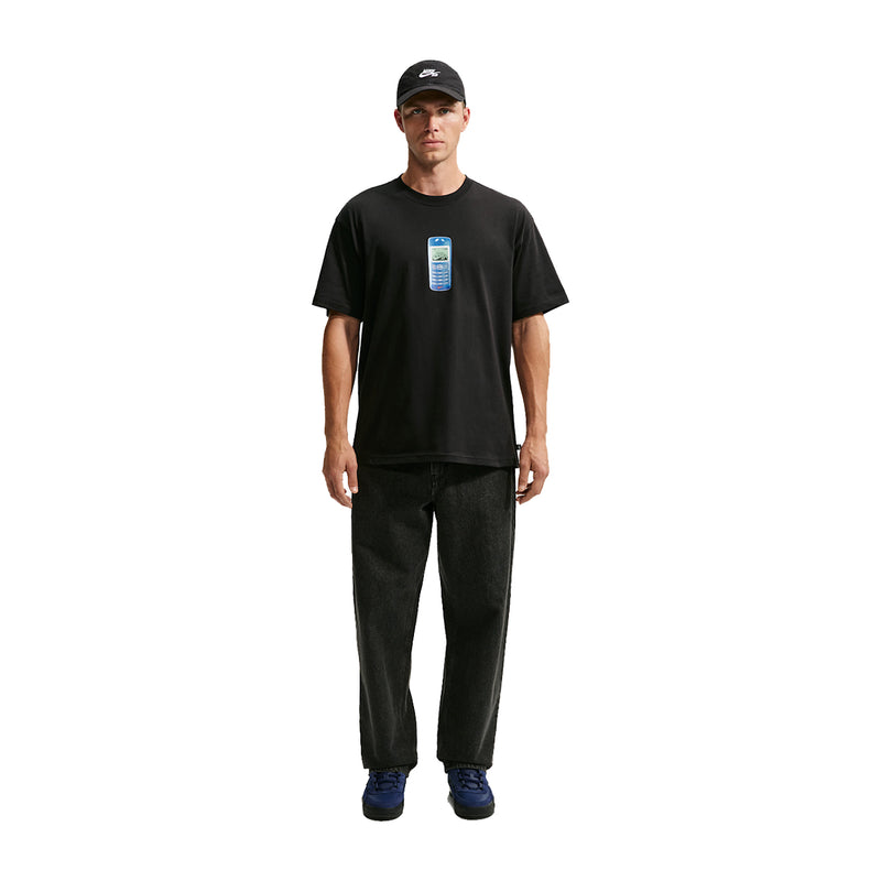 Nike SB Phone T-Shirt - Black Front