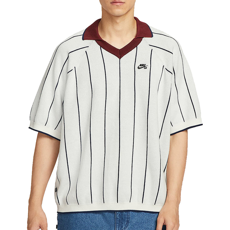 Nike SB Polo Sweater - White Front