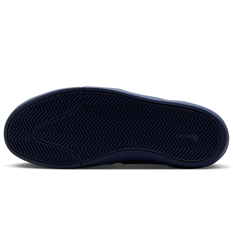 Nike SB React Leo - Navy/Navy, Navy sole of a shoe on a white background
