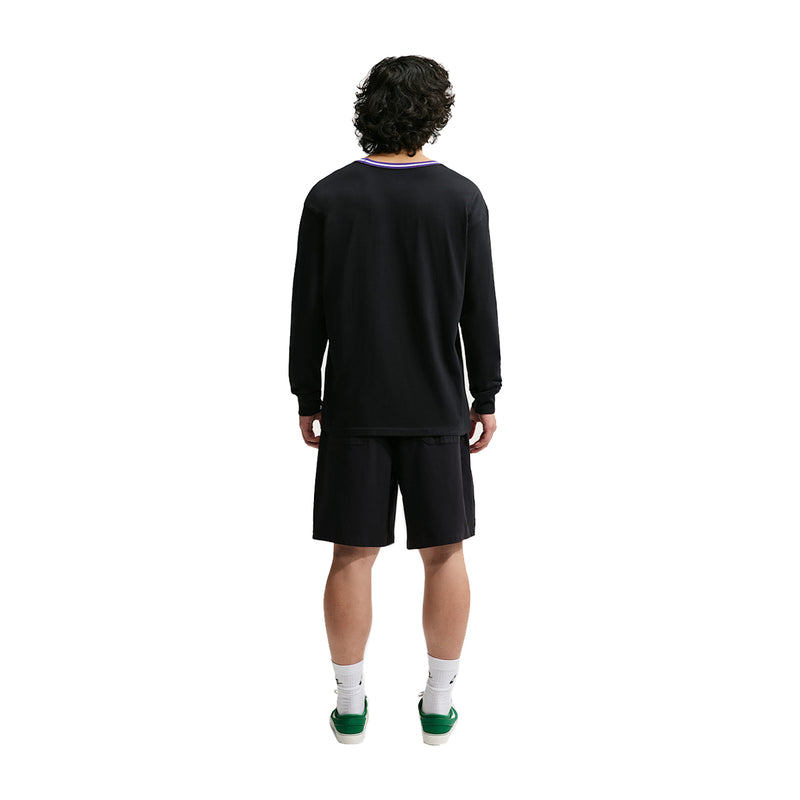 Nike SB Rugby Long Sleeve T-Shirt - Black Back