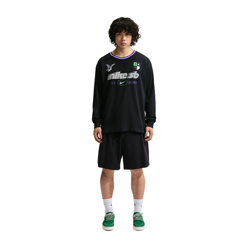 Nike SB Rugby Long Sleeve T-Shirt - Black Front