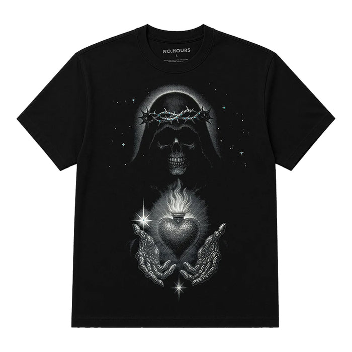 No Hours Always T-Shirt - Black Front