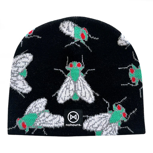 No Hours Fly Paper Beanie - Black