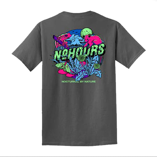 No Hours Nocturnal T-Shirt - Coal Back