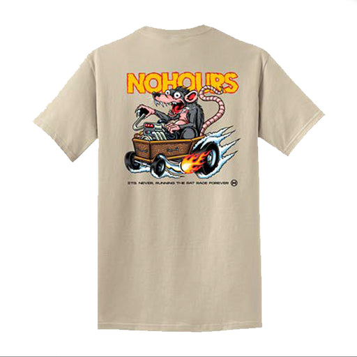 No Hours Rat Race T-Shirt - Sand Back