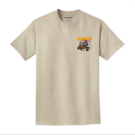 No Hours Rat Race T-Shirt - Sand Front