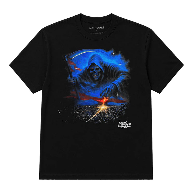 No Hours Sin City T-Shirt - Black Front