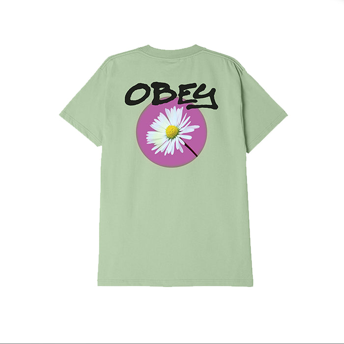 Obey Daisy Spray T-Shirt - Cucumber Green | Underground Skate Shop
