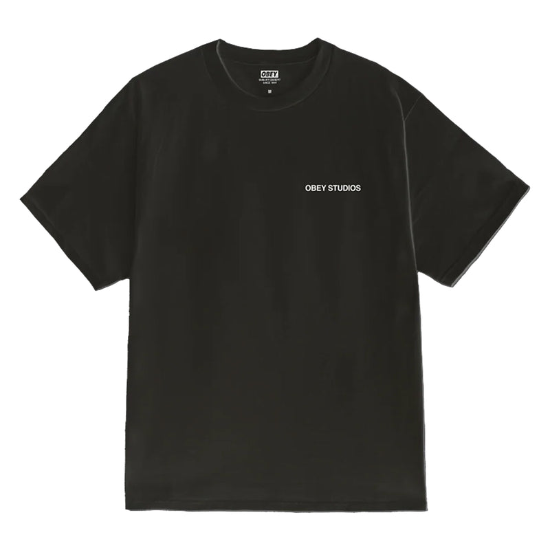 Obey Moves Of Life T-Shirt - Black Front