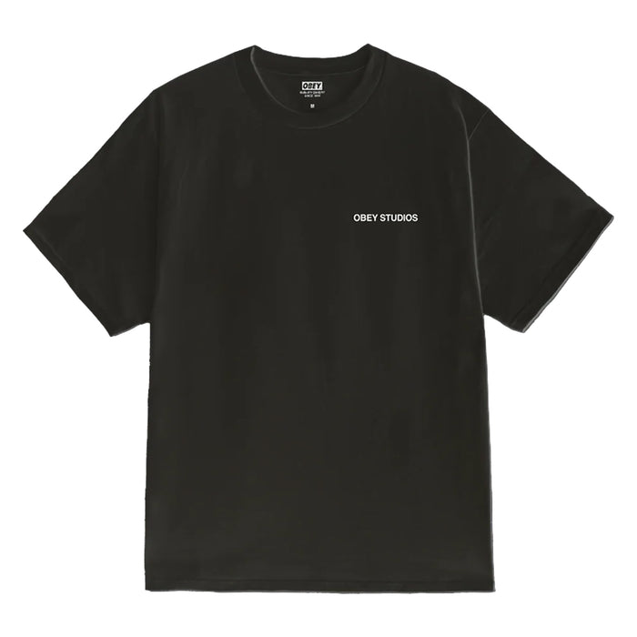 Obey Moves Of Life T-Shirt - Black Front