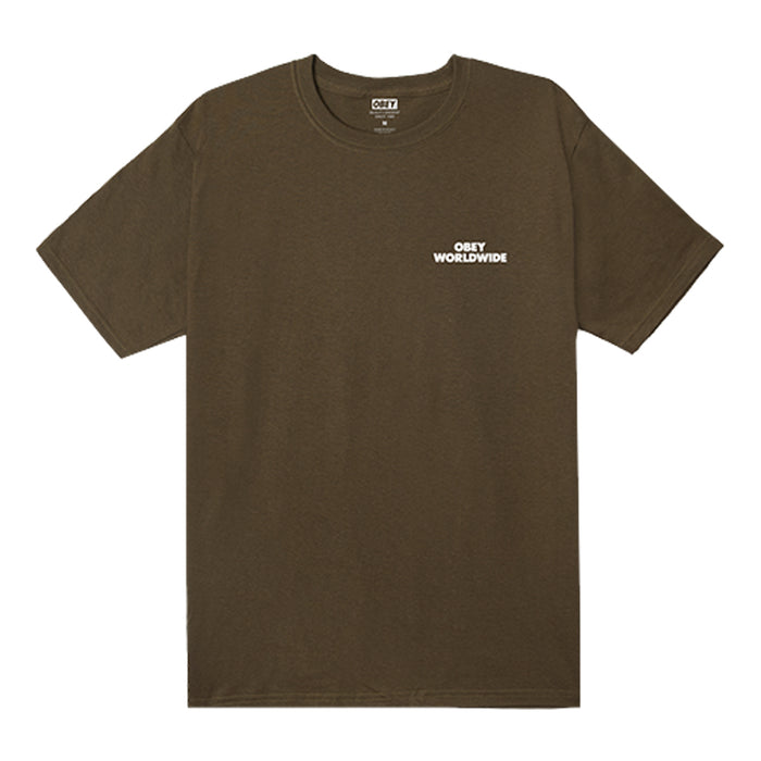 Obey Worldwide T-Shirt - Olive