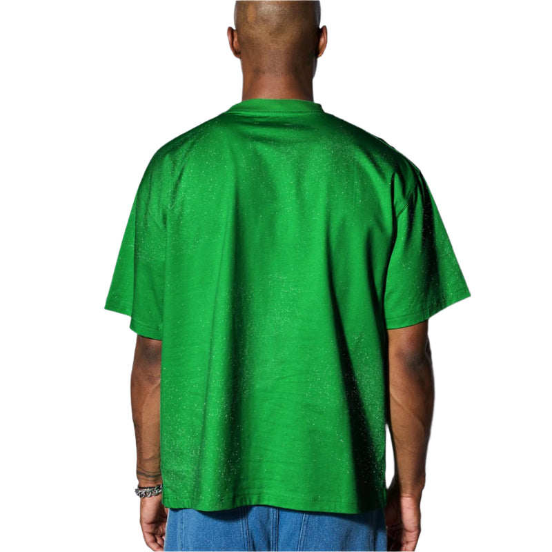 Pleasures Onyx Glitter T-Shirt - Green | Underground Skate Shop