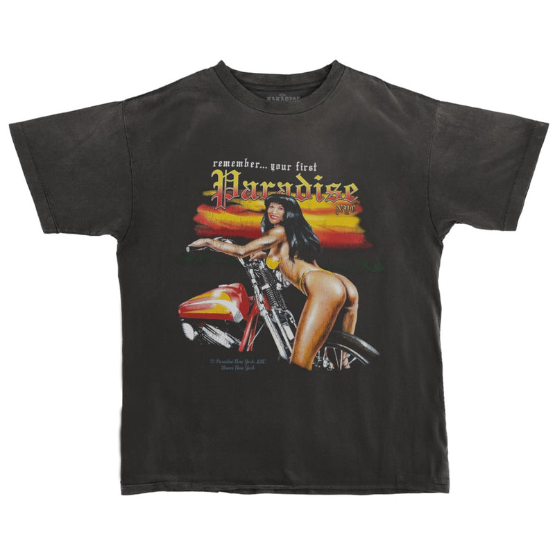 Paradise NYC Your First Paradise T-Shirt - Vintage Black Front