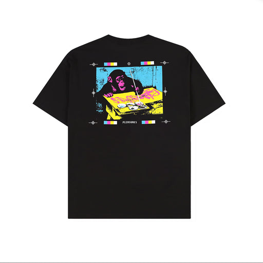 Pleasures CMYK T-Shirt - Black | Underground Skate Shop