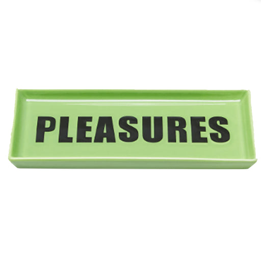 Pleasures Ceramic Tray - Green | Underground Skate Shop