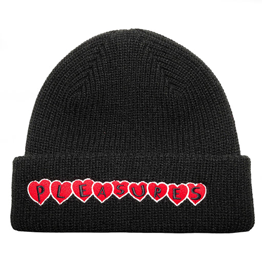 Pleasures Hearts Beanie - Black