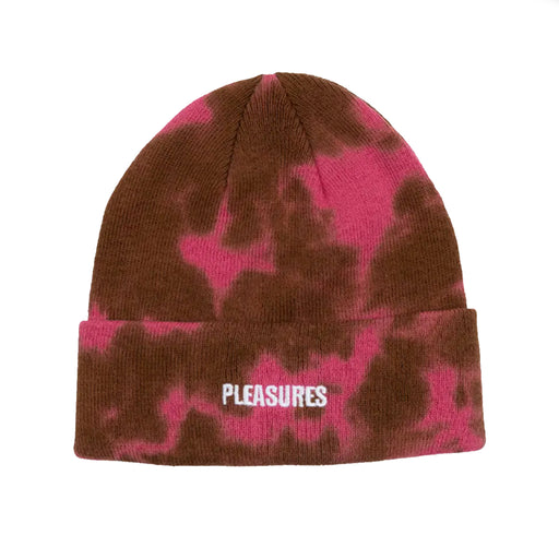 Pleasures Impact Dyed Beanie - Pink | Underground Skate Shop