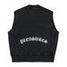 Pleasures Neural Zip Vest - Faded Black Back