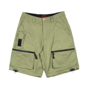 Pleasures Raider Cargo Shorts - Olive | Underground Skate Shop