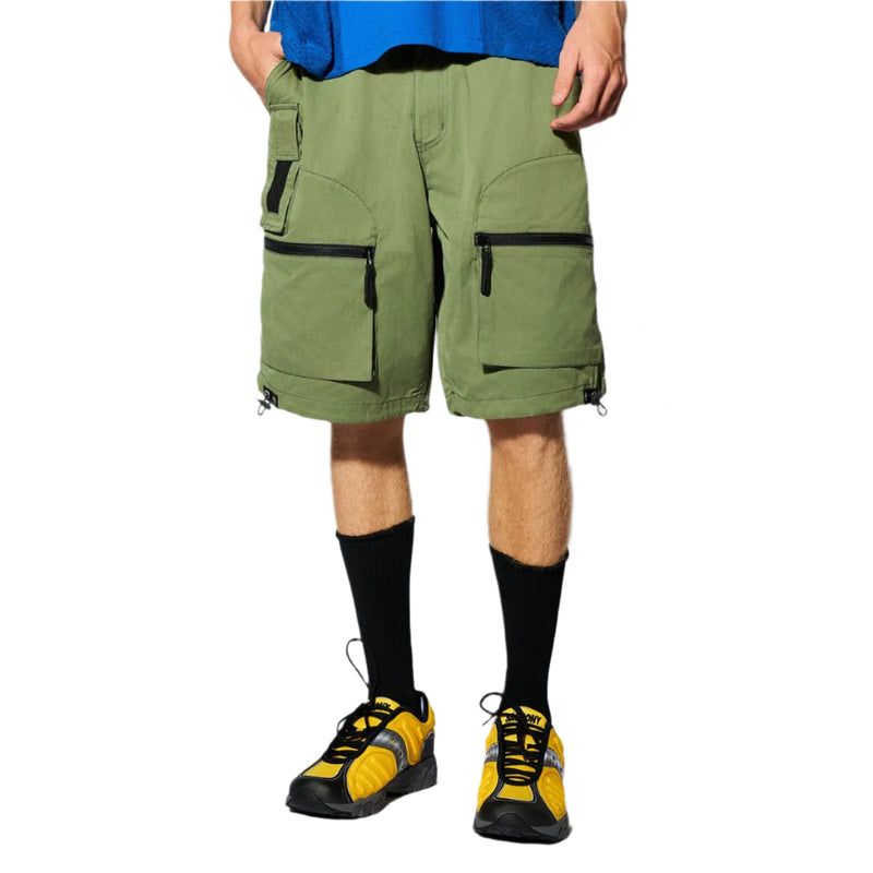 Pleasures Raider Cargo Shorts - Olive | Underground Skate Shop