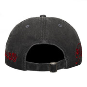Pleasures Scrawl Polo 6 Panel - Washed Black Back