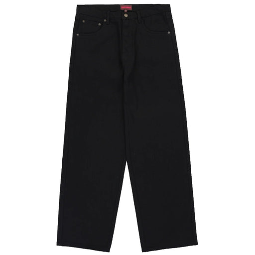Pleasures Tear Formula Baggy Jeans - Black Front