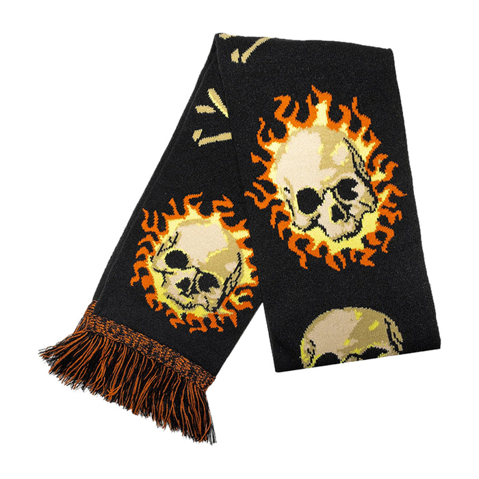 Pleasures Zine Scarf - Black Folded