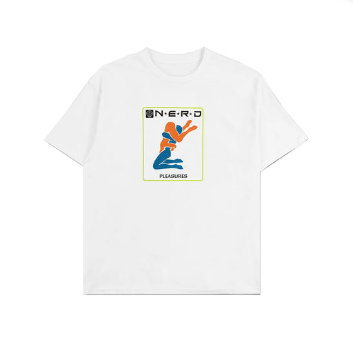 Pleasures x N.E.R.D. Provider T-Shirt - White | Underground Skate Shop