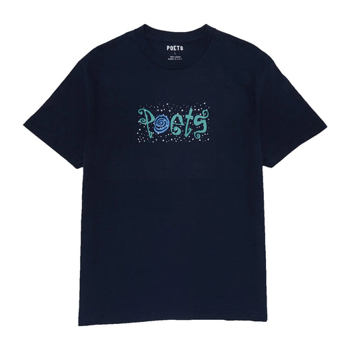 Poets Clique T-Shirt - Navy