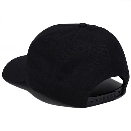 Poets Embroidered Cloth Snapback - Black Back