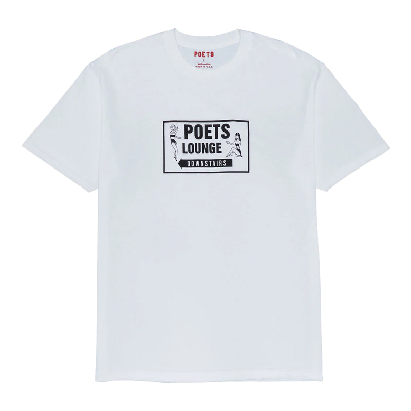 Poets Lounge T-Shirt - White