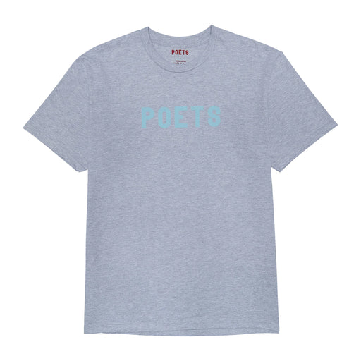 Poets OG Flocked T-Shirt - Heather Grey