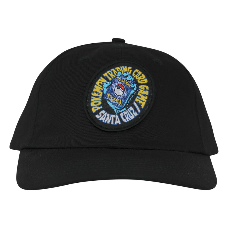 Pokemon x Santa Cruz TCG Hand Snapback - Black Front