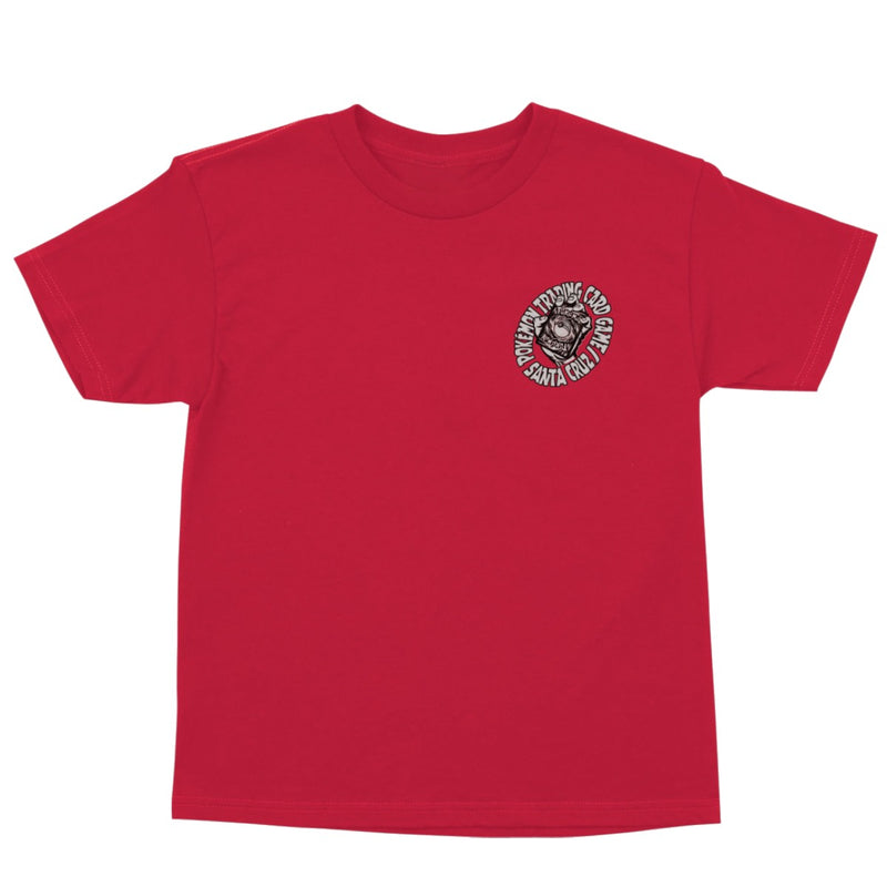 Pokemon x Santa Cruz TCG Youth T-Shirt - Red Front