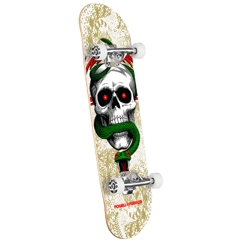 Powell Peralta Complete - Skull & Snake 7.75" White