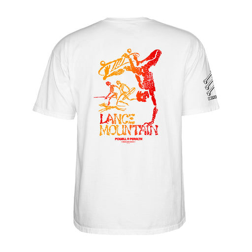 Powell Peralta Lance Mountain Drawing T-Shirt - White Back
