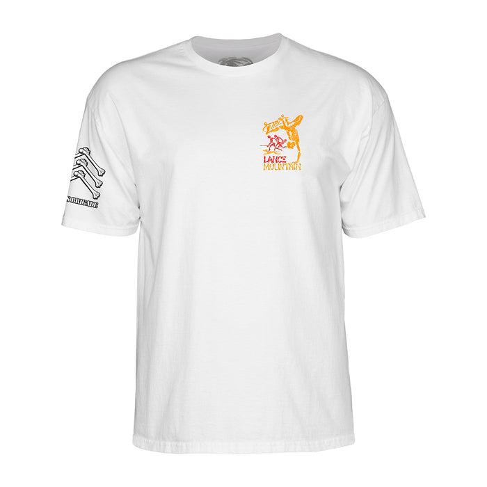 Powell Peralta Lance Mountain Drawing T-Shirt - White Front