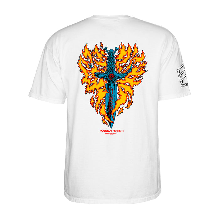 Powell Peralta Tommy Guerrero Sword T-Shirt - White Back
