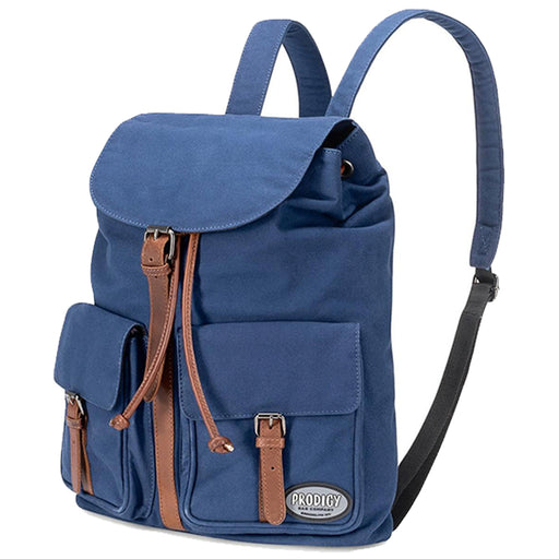 Prodigy Vanguard Canvas Back Pack - Navy Side