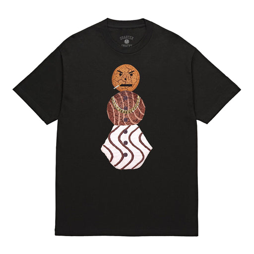 Quarter Snacks Big Snackman T-Shirt - Black Front
