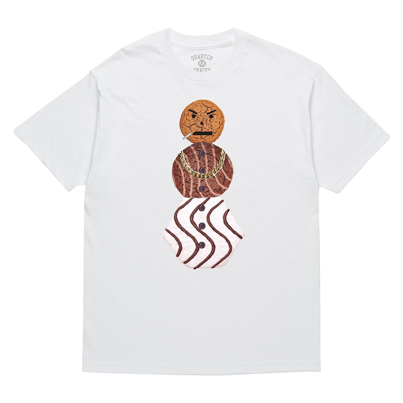 Quarter Snacks Big Snackman T-Shirt - White Front