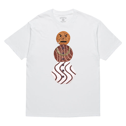 Quarter Snacks Big Snackman T-Shirt - White Front