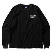 Quarter Snacks Printed Thermal Long Sleeve - Black Front