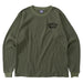 Quarter Snacks Printed Thermal Long Sleeve - Olive Front