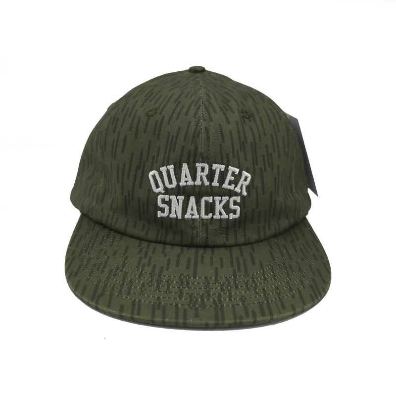 Quarter Snacks Raindrop Arch Cap - Olive Front
